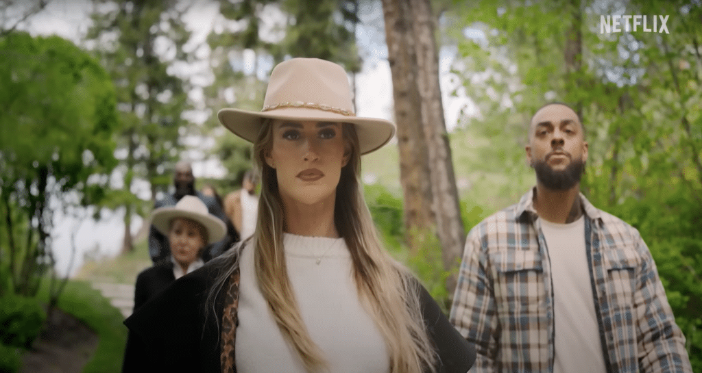 Sydnee Falkner in the Million Dollar Secret Trailer